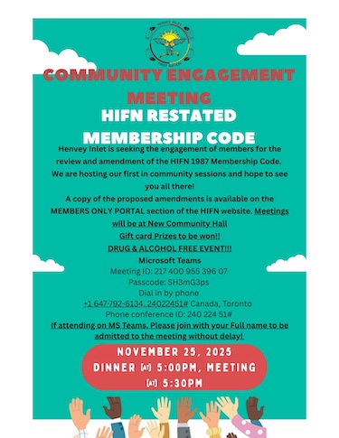 Click the image to open the HENVEY Membership Code NOV 25 meeting PDF