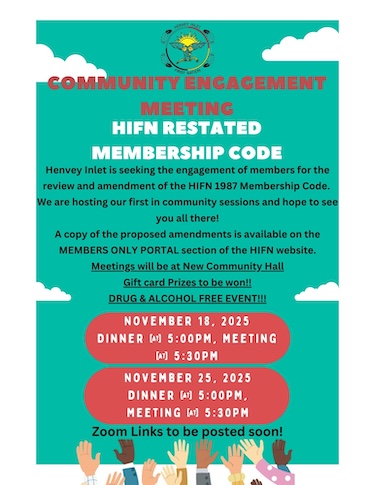 HIFN Membership Code Working Group Notice