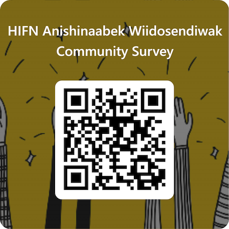 QRCode for HIFN Anishinaabek Wiidosendiwak Community Survey