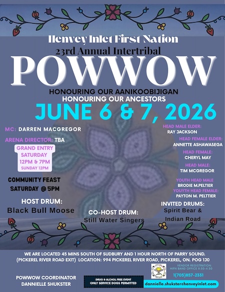 CLICK HERE to open the Henvey Inlet First Nation 2026 HIFN PowWow Lettersize PDF.