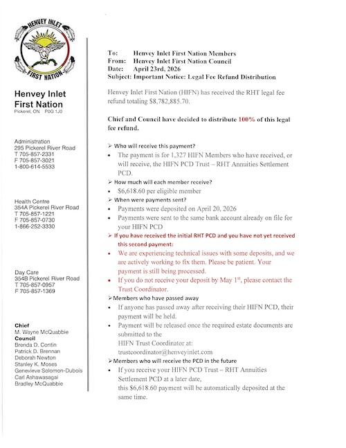 Click Here to open the Membership Important Notice Legal Fee Refund Distribution April 2026.PDF