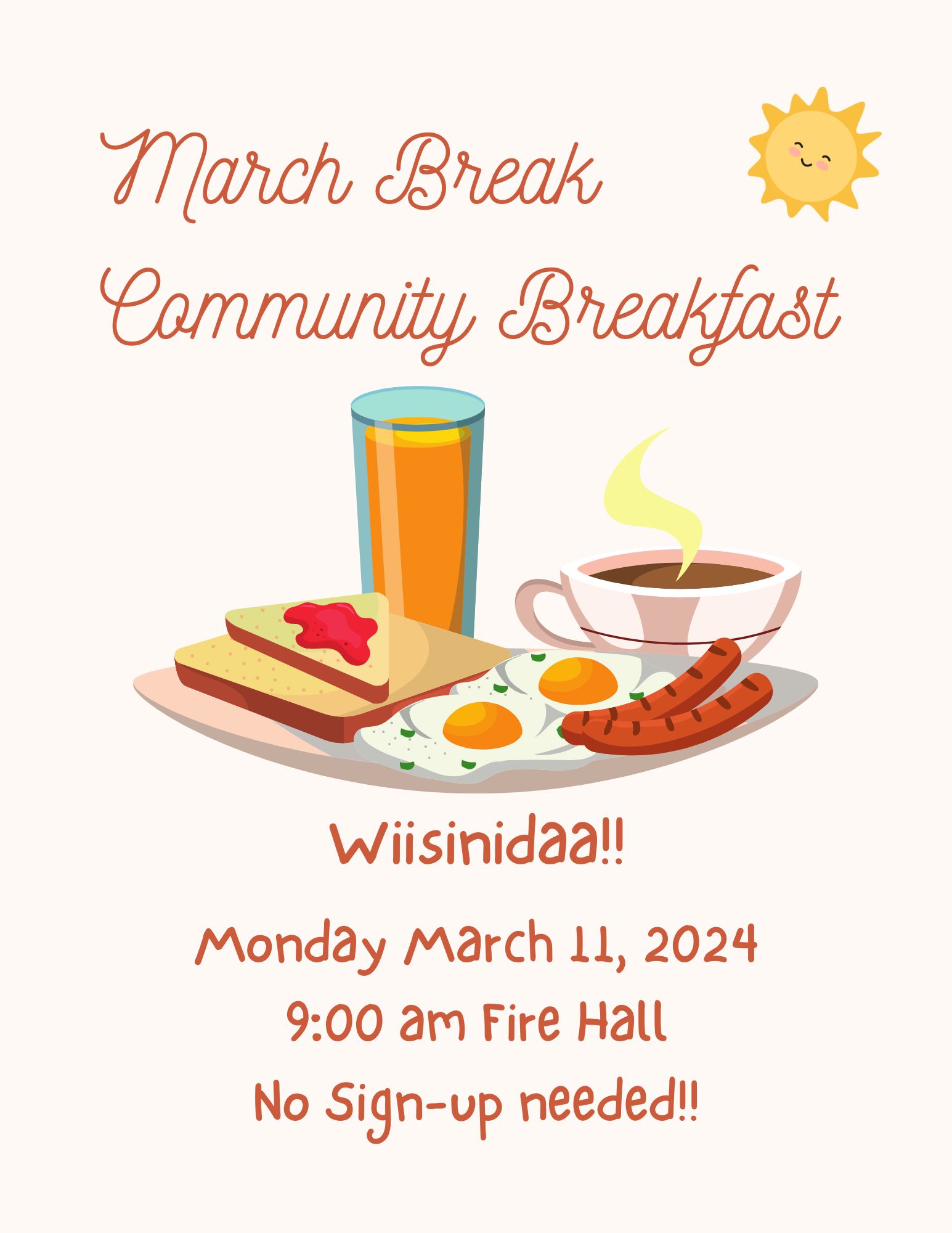 March Break Community Breakfast 1